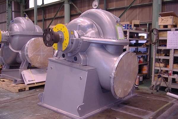 Record of Performance:Assembly of double suction pumps