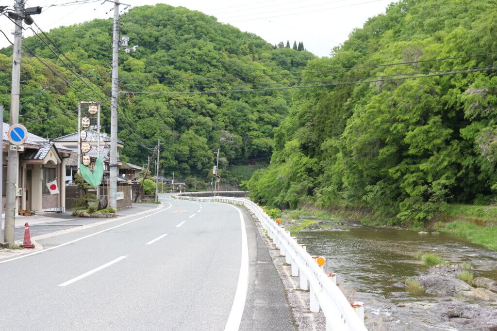 哲多町経由北上