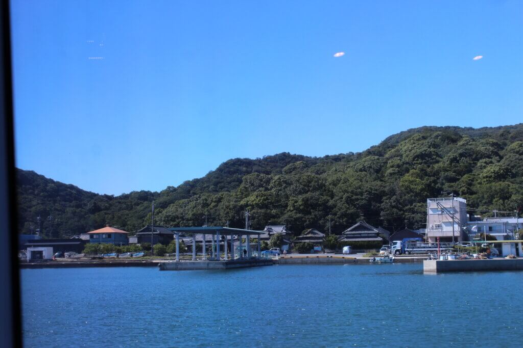 豊島の港