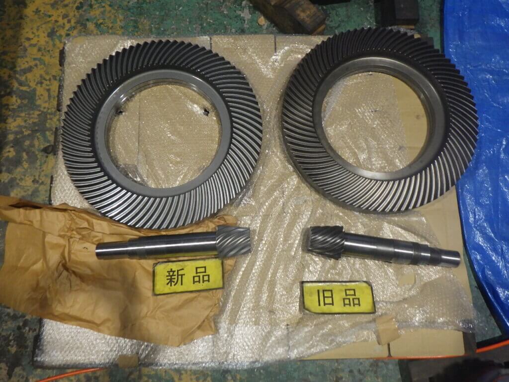 製作した歯車